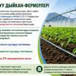 Дыйкан-фермерлер үчүн 2% жеңилдетилген насыя тууралуу маалымат